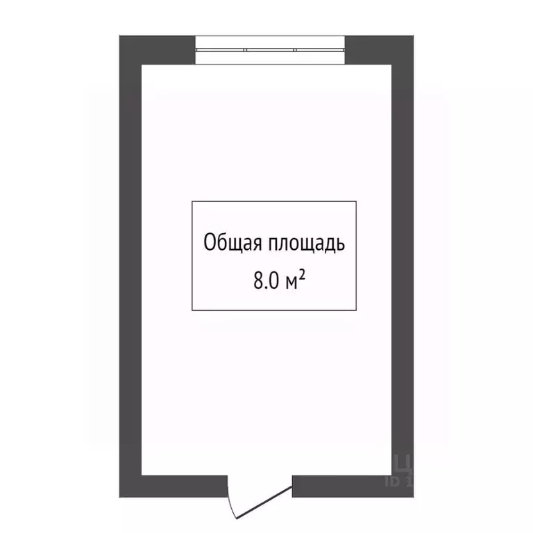 Студия Томская область, Томск ул. Сергея Лазо, 16/2 (20.7 м) - Фото 2
