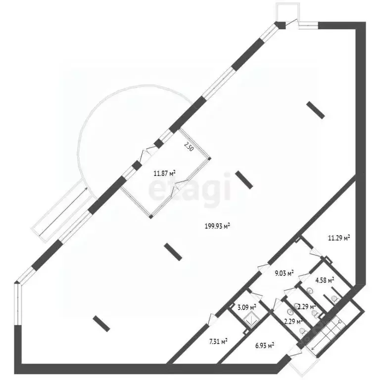 Помещение свободного назначения в Тюменская область, Ялуторовск ул. ... - Фото 2