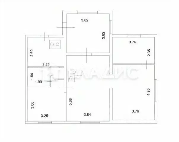 Дом в Бурятия, Улан-Удэ Талецкий СНТ, 301/1 (92 м) - Фото 2