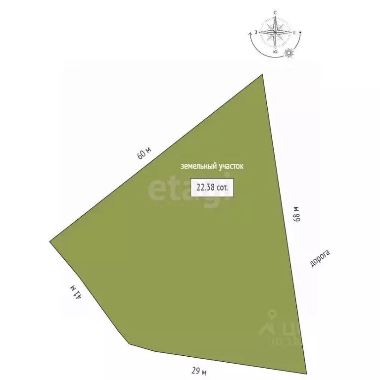 Участок в Крым, Ленинский район, Мысовское с/пос, с. Семеновка ул. ... - Фото 2