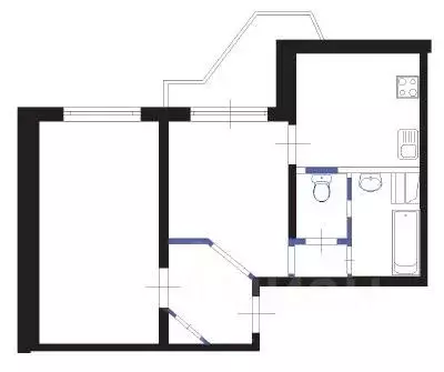 1-к кв. Московская область, Балашиха Ольгино мкр, ул. Жилгородок, 1 ... - Фото 2