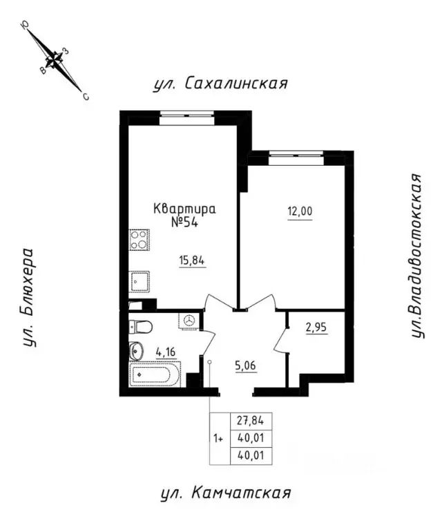 1-к кв. Свердловская область, Екатеринбург ул. Кронштадтская, 30 ... - Фото 1