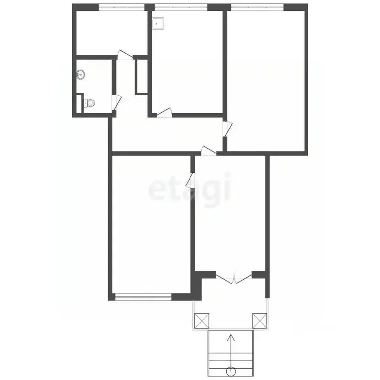 Офис в Ямало-Ненецкий АО, Новый Уренгой Железнодорожная ул., 6Б (75 м) - Фото 2