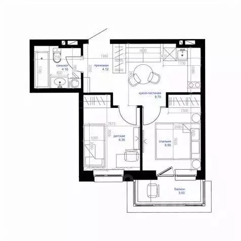 1-к кв. Приморский край, Владивосток Сердце квартала жилой комплекс ... - Фото 0