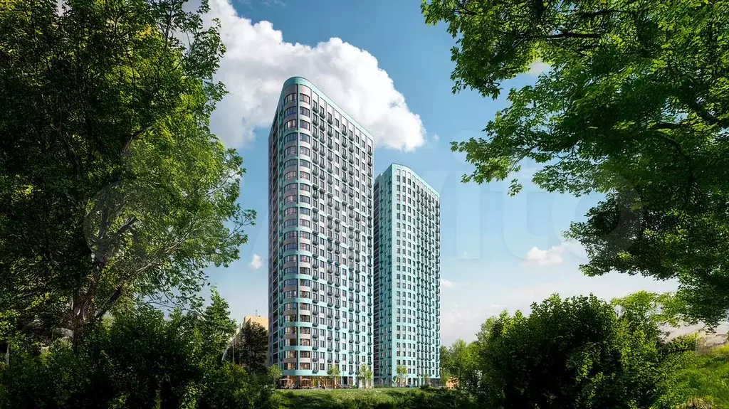 Квартира-студия, 26,6 м, 5/24 эт. - Фото 1