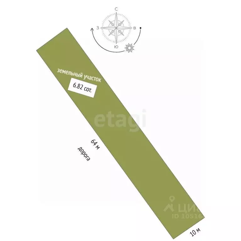 Участок в Крым, Кировский район, Синицынское с/пос, с. Васильковое ул. ... - Фото 2