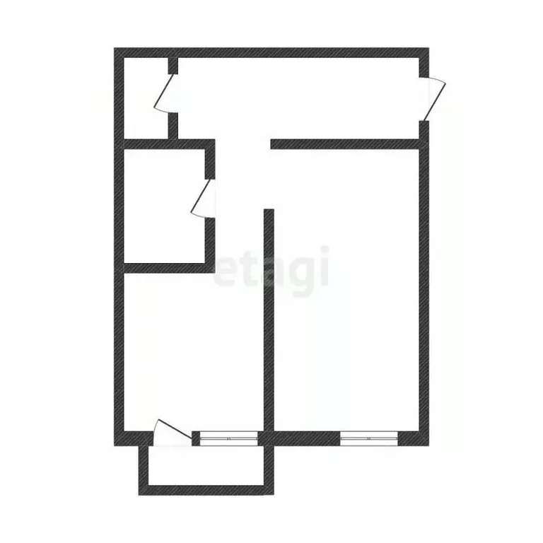 1-к кв. Иркутская область, Иркутск ул. 4-я Железнодорожная, 6 (35.3 м) - Фото 2