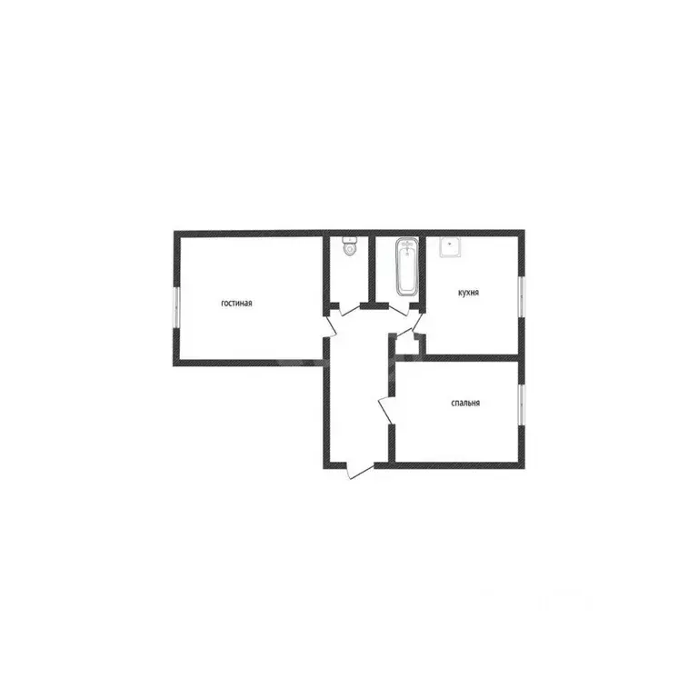 2-к кв. Алтайский край, Бийск Советская ул., 62 (54.2 м) - Фото 2
