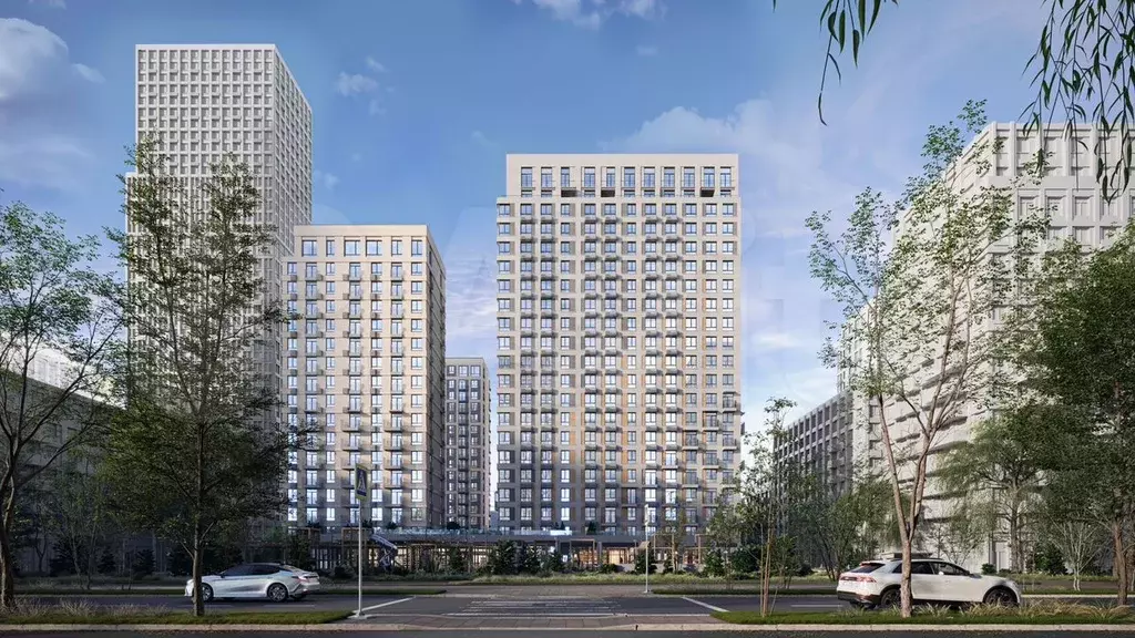 1-к. квартира, 46,5 м, 12/16 эт. - Фото 1