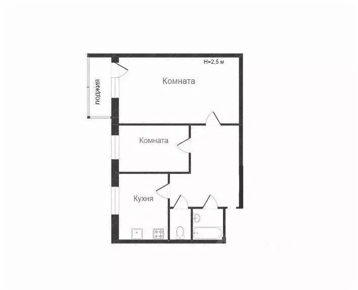 Комната Костромская область, Кострома просп. Мира, 92 (12.0 м) - Фото 0