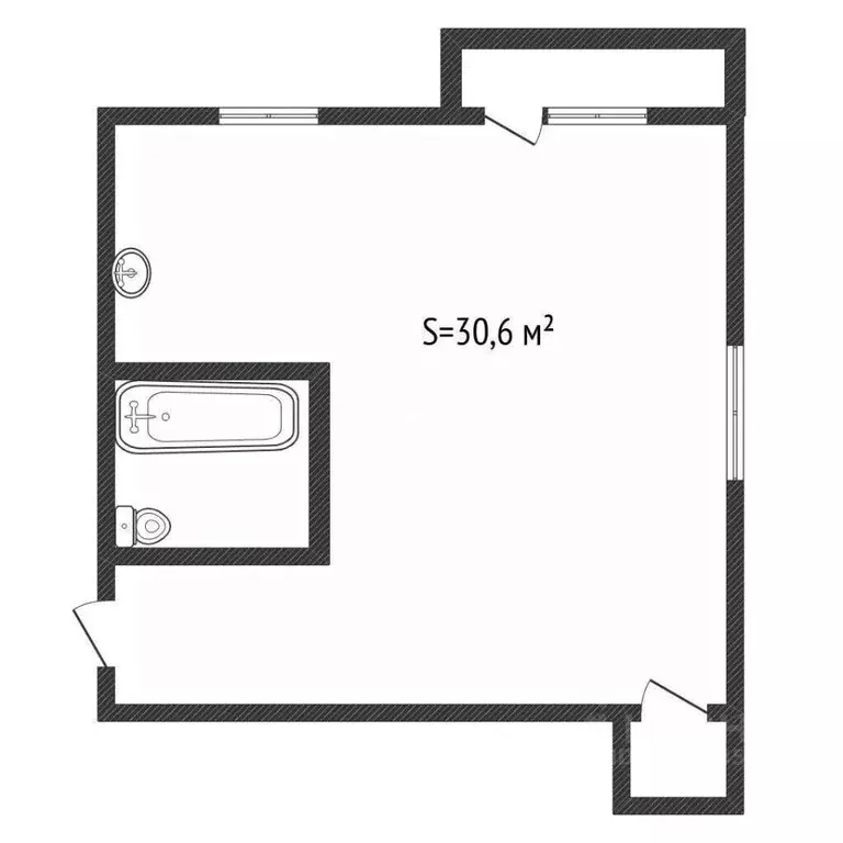 1-к кв. Алтайский край, Смоленский район, с. Смоленское ул. ПМК, 3 ... - Фото 2