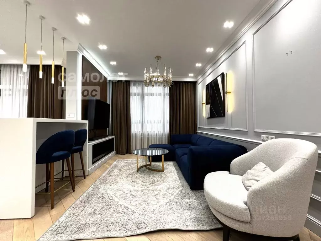 2-к кв. Москва Красногвардейский бул., 15С2 (97.0 м) - Фото 1