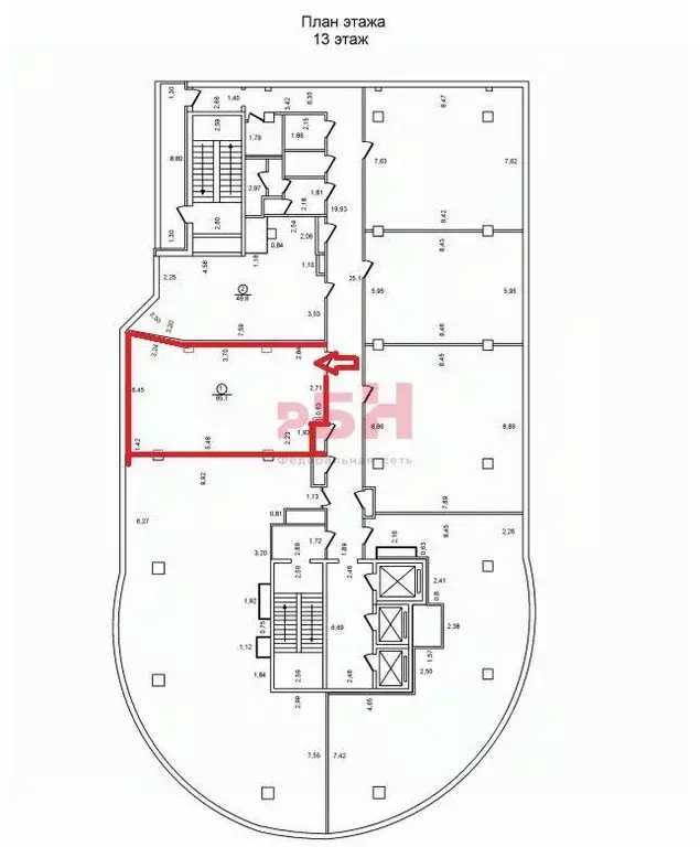 Офис в Свердловская область, Екатеринбург ул. Радищева, 6А (65 м) - Фото 2
