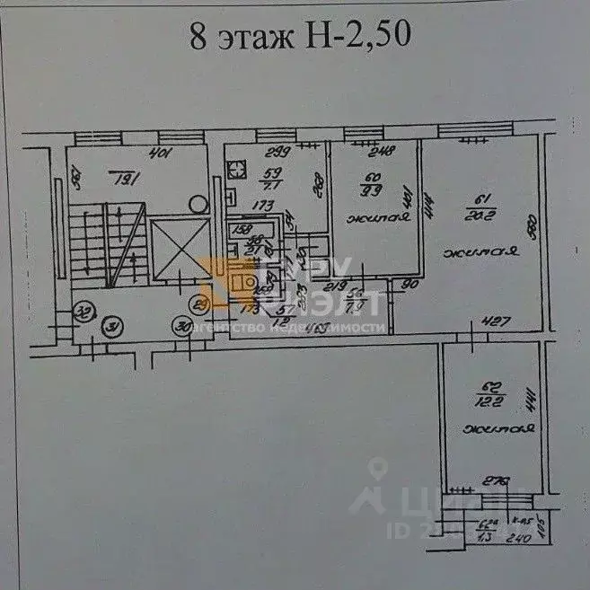 3-к кв. Калининградская область, Калининград Московский просп., 129 ... - Фото 1