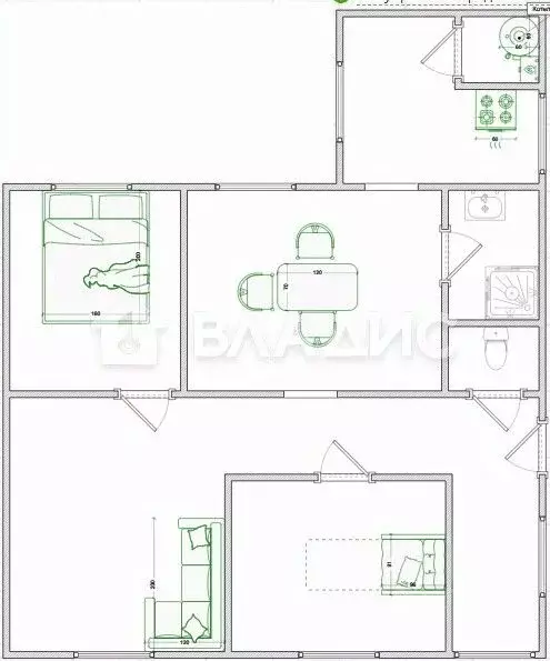 Дом в Пензенская область, Бессоновский район, с. Грабово ... - Фото 2