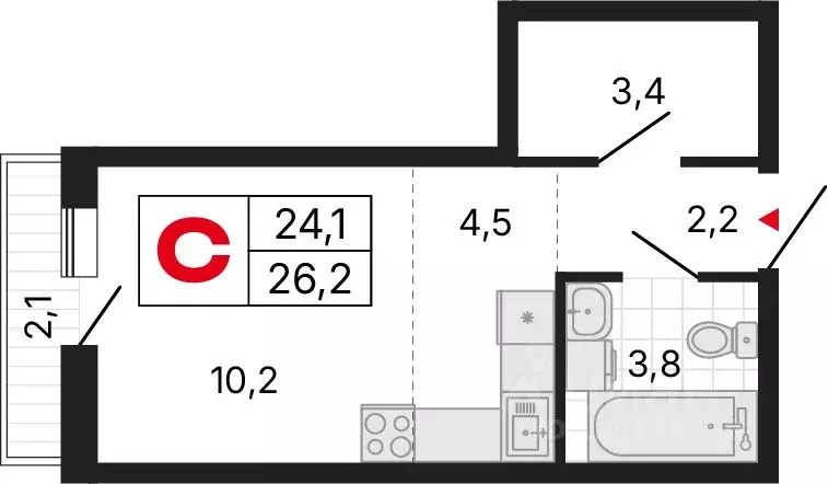 Студия Свердловская область, Екатеринбург Астон Реформа жилой комплекс ... - Фото 0