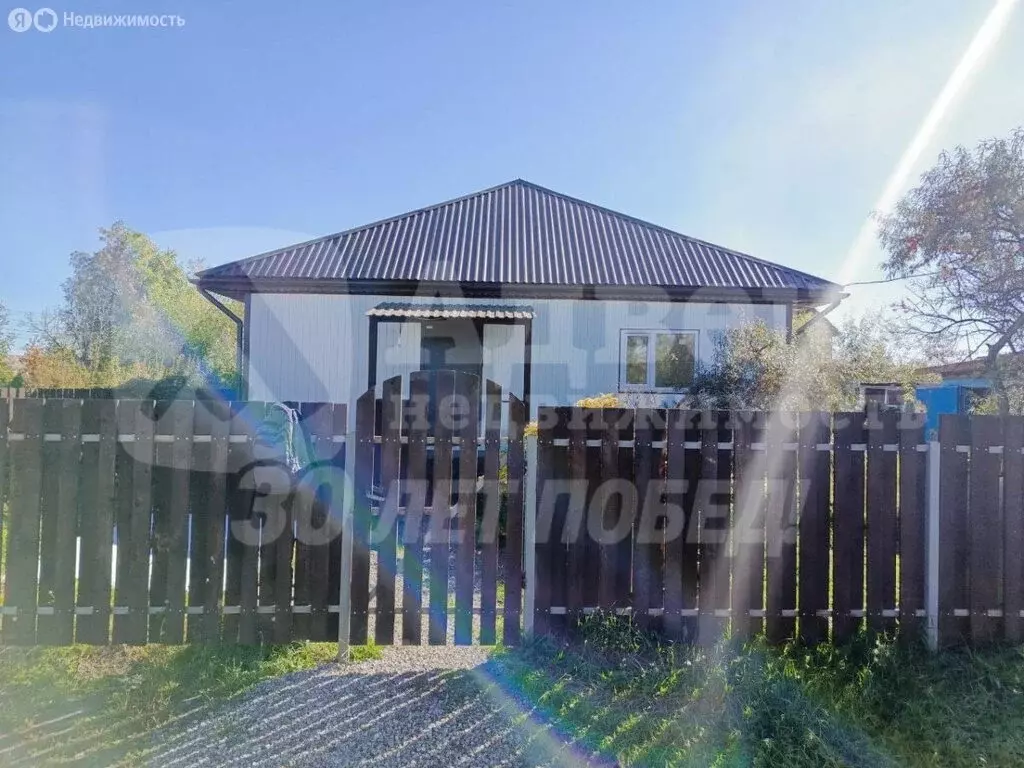 Дом в Тюмень, СНТ Домостроитель, улица Нарцисс (65 м) - Фото 1