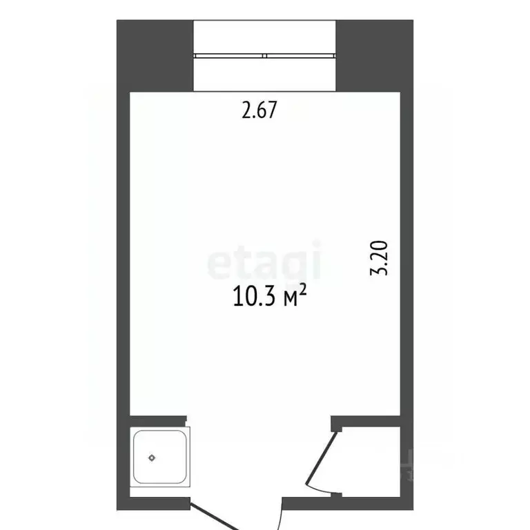 Комната Вологодская область, Череповец ул. Чкалова, 26 (10.3 м) - Фото 2