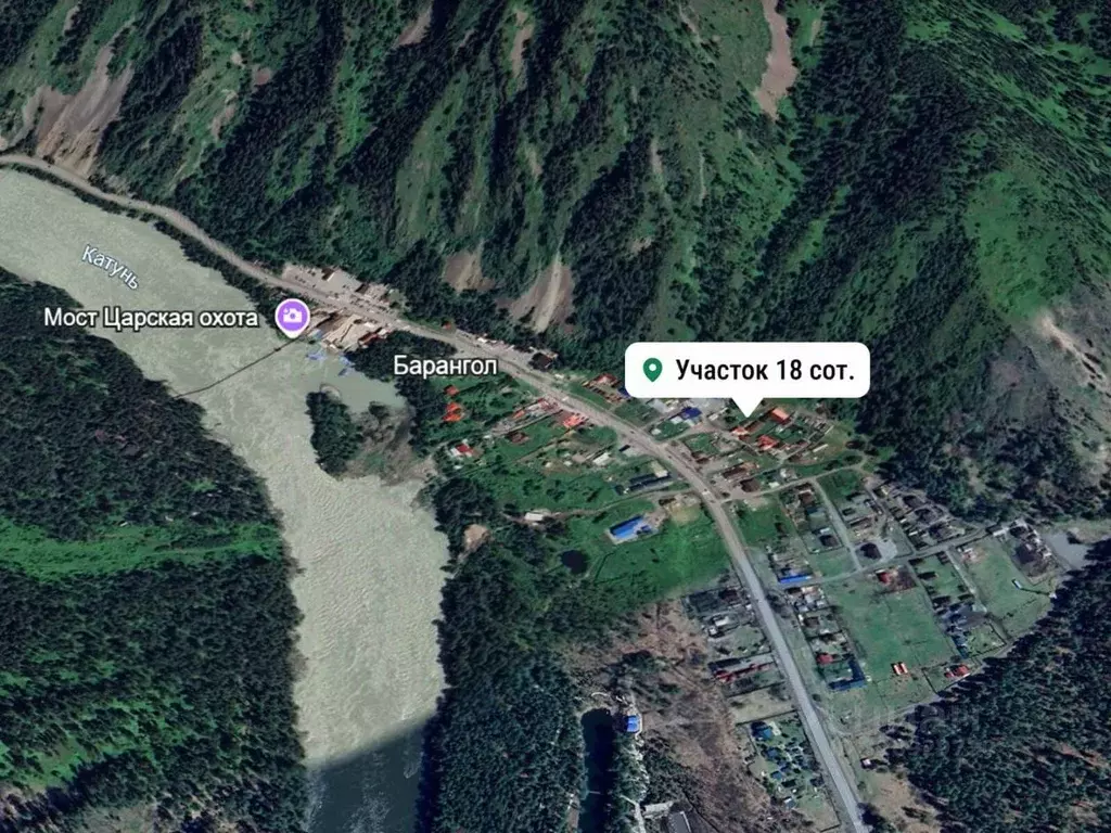 Участок в Алтай, Майминский район, Усть-Мунинское с/пос, пос. Барангол ... - Фото 2