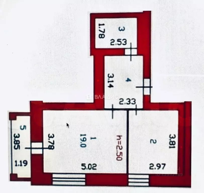 1-к кв. Пензенская область, Пенза ул. Кижеватова, 19 (42.1 м) - Фото 1