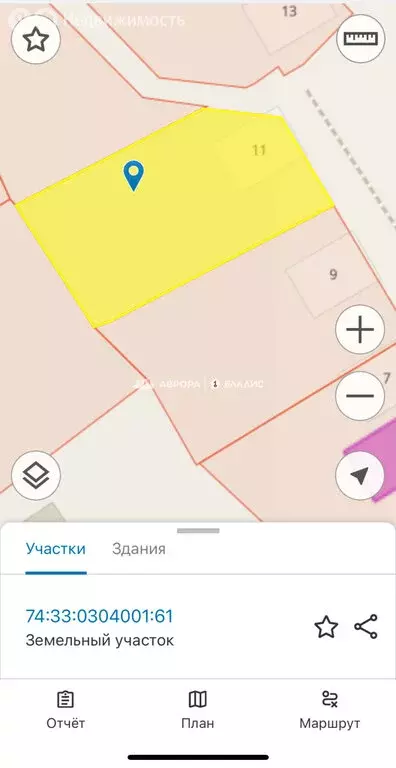 Участок в Магнитогорск, посёлок Старая Магнитка, Приозёрная улица, 11 ... - Фото 1