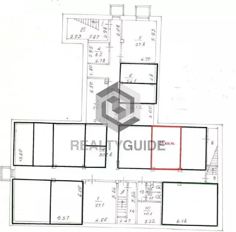 Офис в Москва пер. Калошин, 4 (25 м) - Фото 1