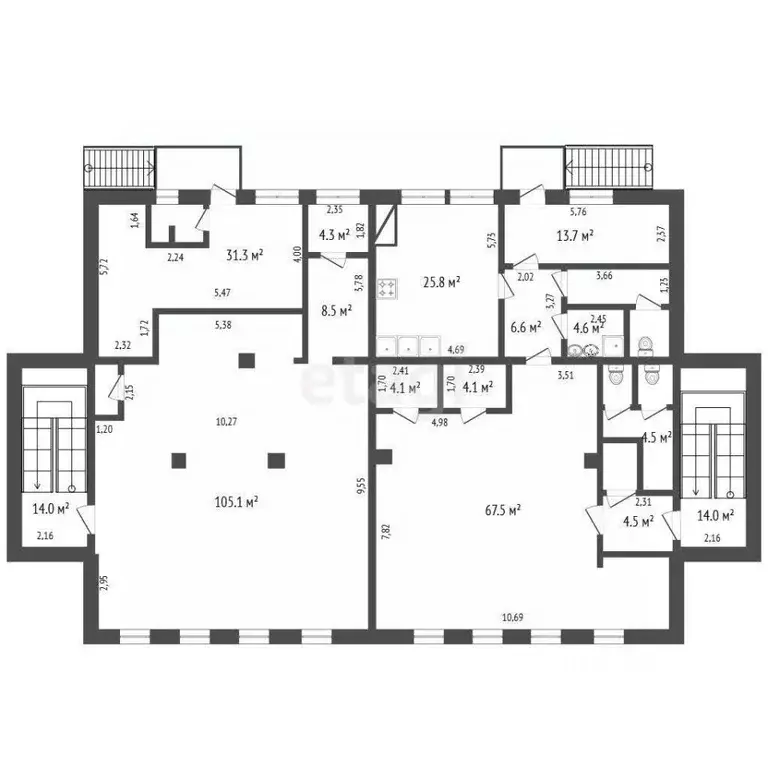 Помещение свободного назначения в Владимирская область, Ковров ул. ... - Фото 1