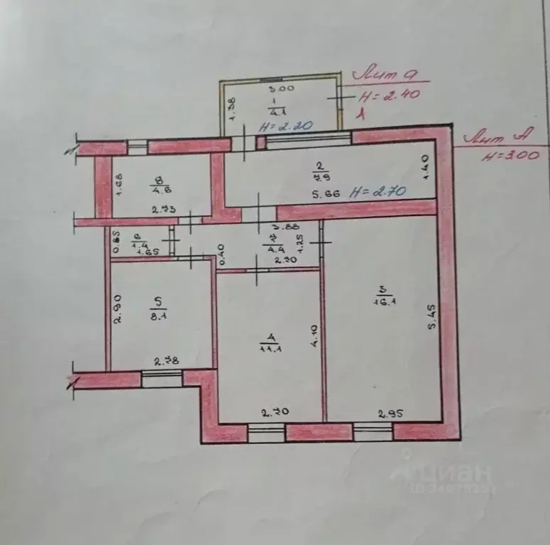 3-к кв. Волгоградская область, Городищенский район, Каменское с/пос, ... - Фото 1