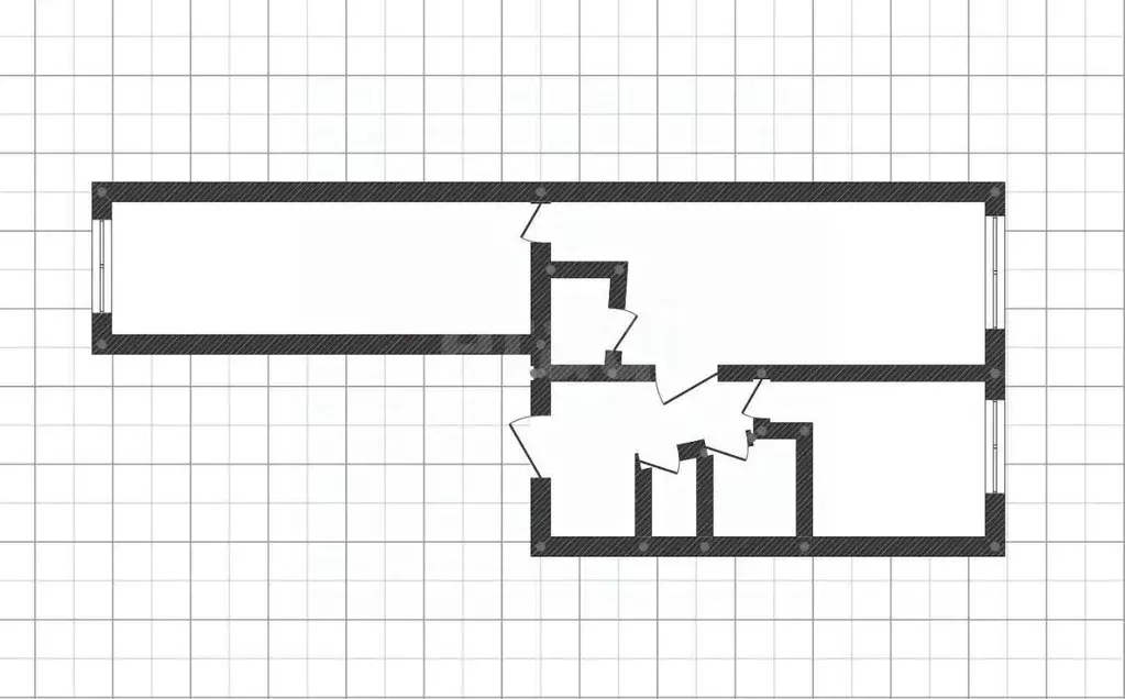 2-к кв. Белгородская область, Белгород Садовая ул., 41 (43.0 м) - Фото 2