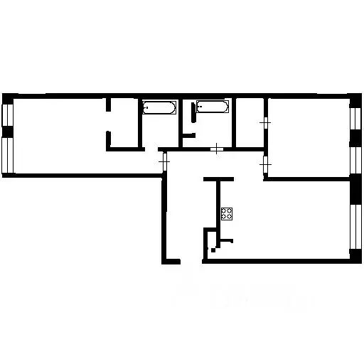 2-к кв. Москва 3-я Хорошевская ул., 25к4 (86.1 м) - Фото 2