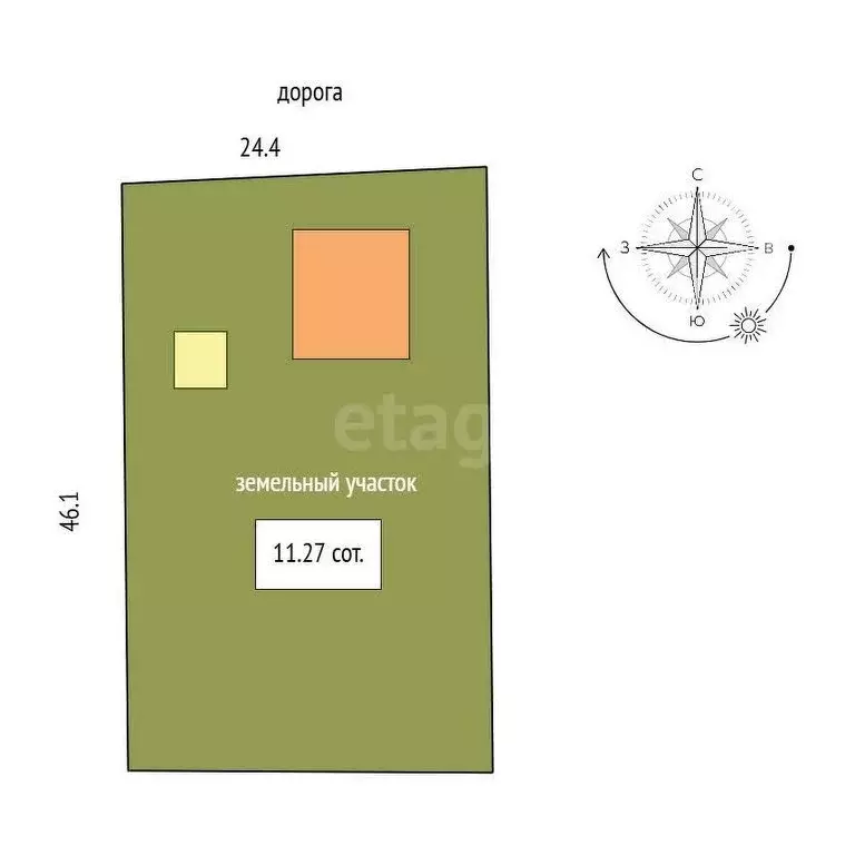 Дом в Камышлов, улица Свердлова (80.9 м) - Фото 2