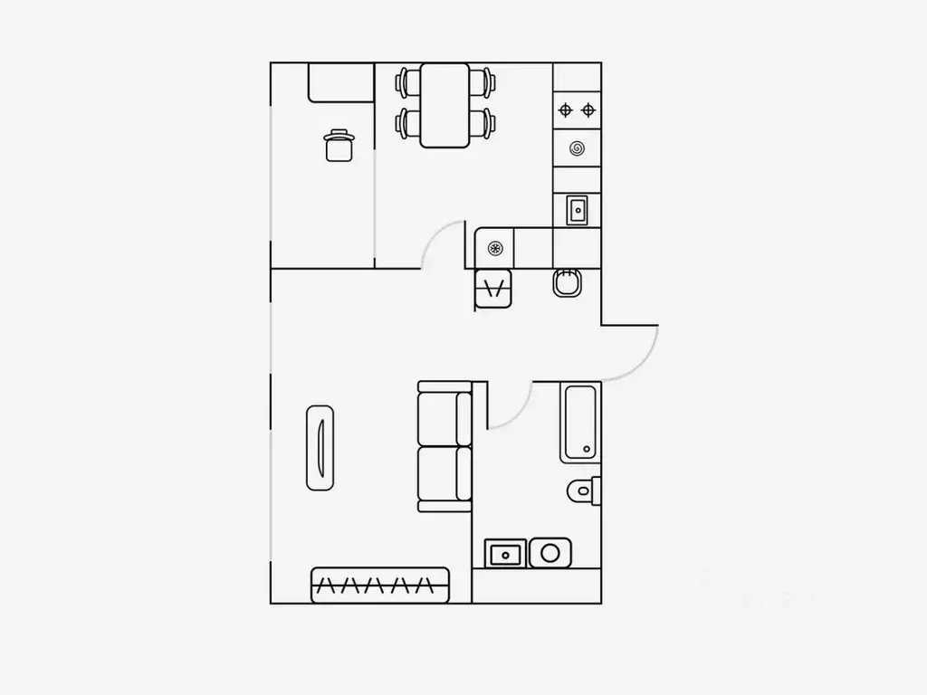 1-к кв. Свердловская область, Екатеринбург ул. Шаумяна, 24 (36.0 м) - Фото 1