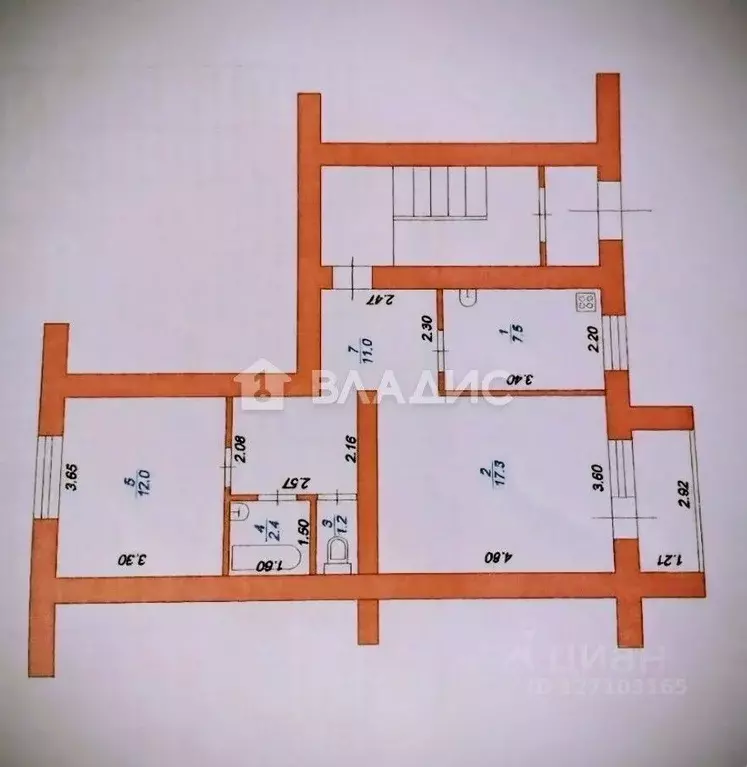 2-к кв. Краснодарский край, Ейск Коммунистическая ул., 20/9 (55.2 м) - Фото 2