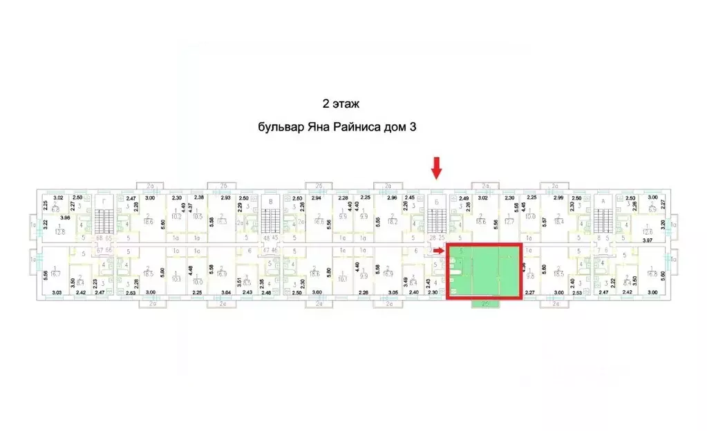 2-к кв. Москва бул. Яна Райниса, 3 (42.4 м) - Фото 1