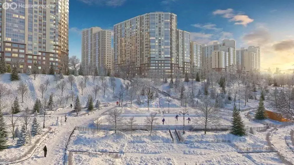 Квартира, 2 комнаты, 57.69 м - Фото 1