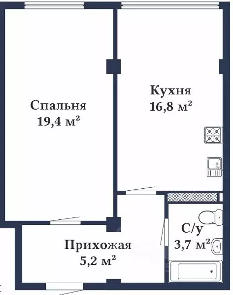 2-к кв. Дагестан, Махачкала просп. Насрутдинова, 256 (48.0 м) - Фото 0