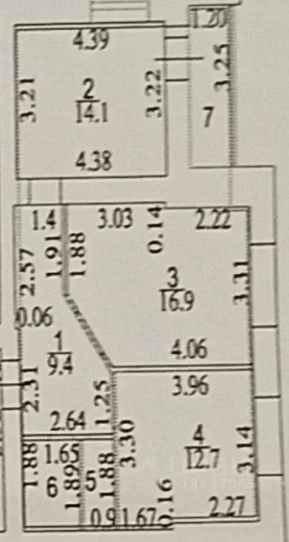 2-к кв. Тамбовская область, Тамбов Магистральная ул., 41к3 (57.9 м) - Фото 2