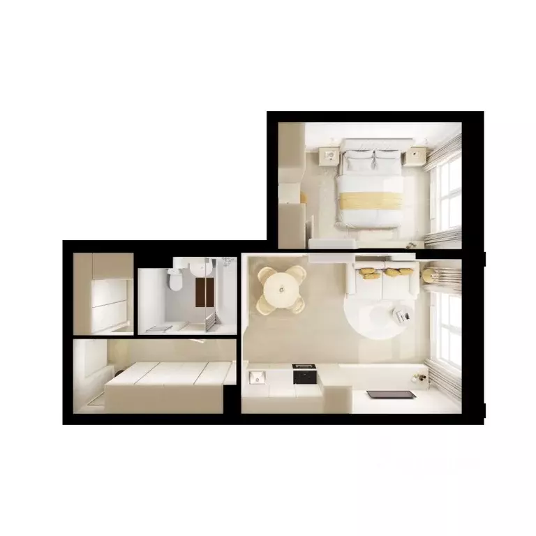 1-к кв. Московская область, Красногорск городской округ, пос. ... - Фото 2