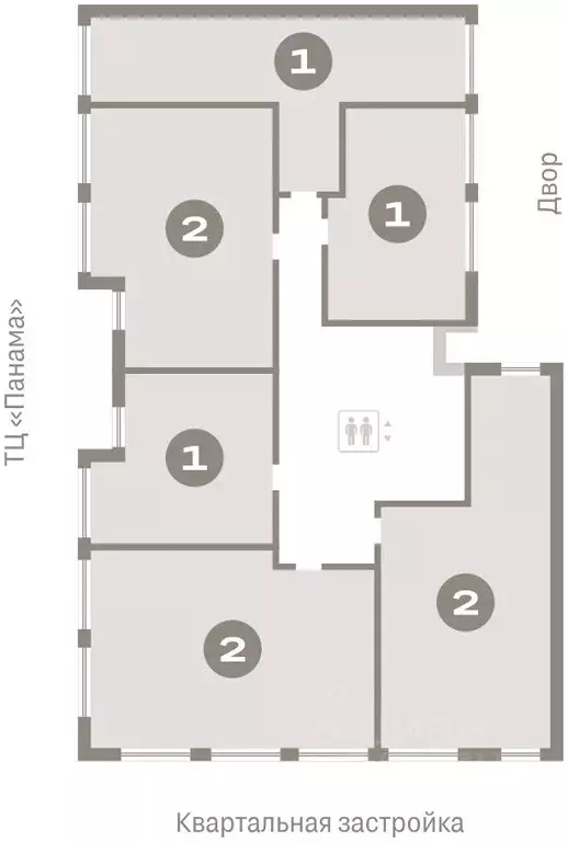 1-к кв. Тюменская область, Тюмень Мысовская ул., 26к1 (43.34 м) - Фото 1