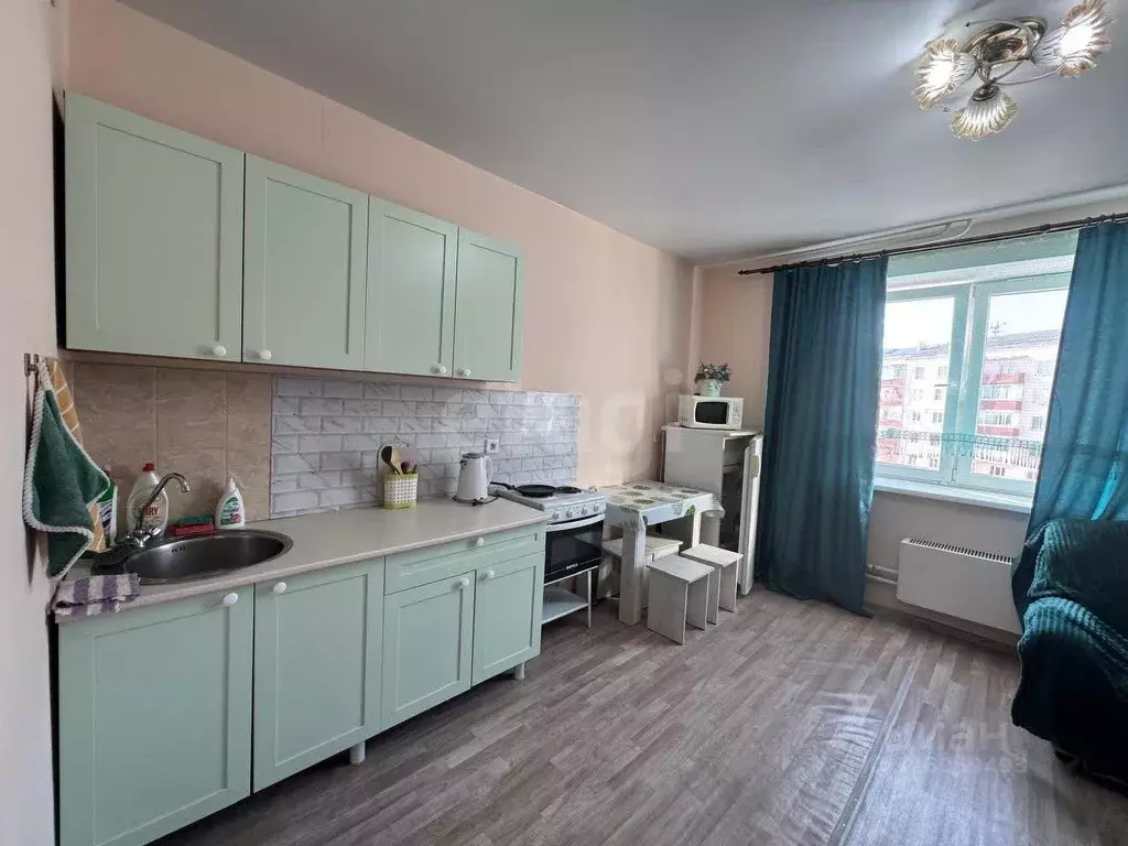 Студия Кемеровская область, Топки Солнечный мкр, 14 (28.8 м) - Фото 2