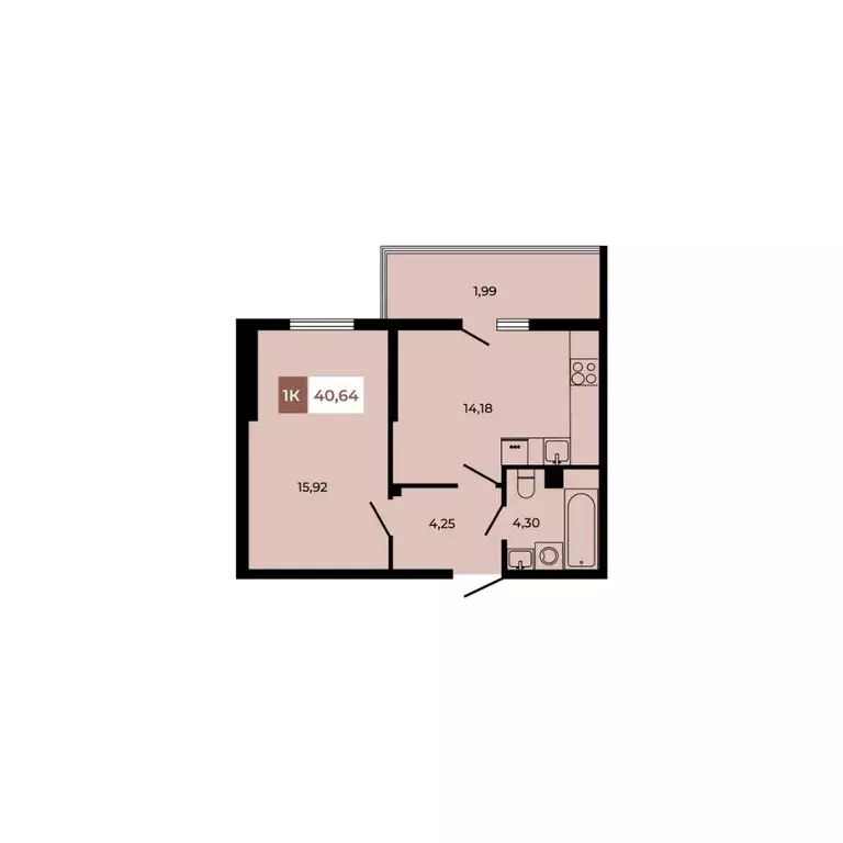 1-к кв. Ростовская область, Аксайский район, Щепкинское с/пос, пос. ... - Фото 1