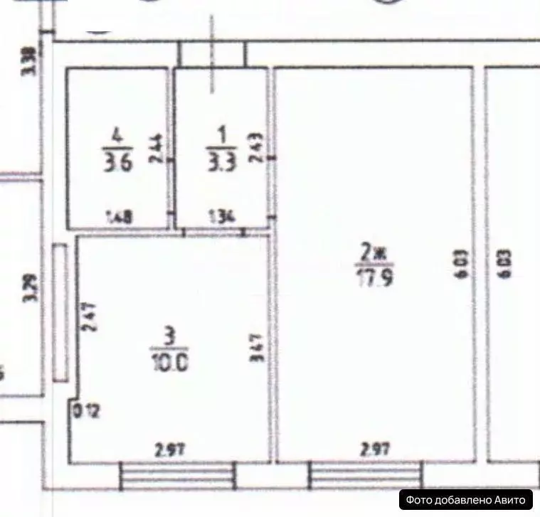 1-к кв. Калининградская область, Гурьевский муниципальный округ, пос. ... - Фото 2