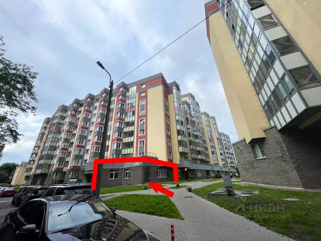 Помещение свободного назначения в Санкт-Петербург Большеохтинский ... - Фото 1