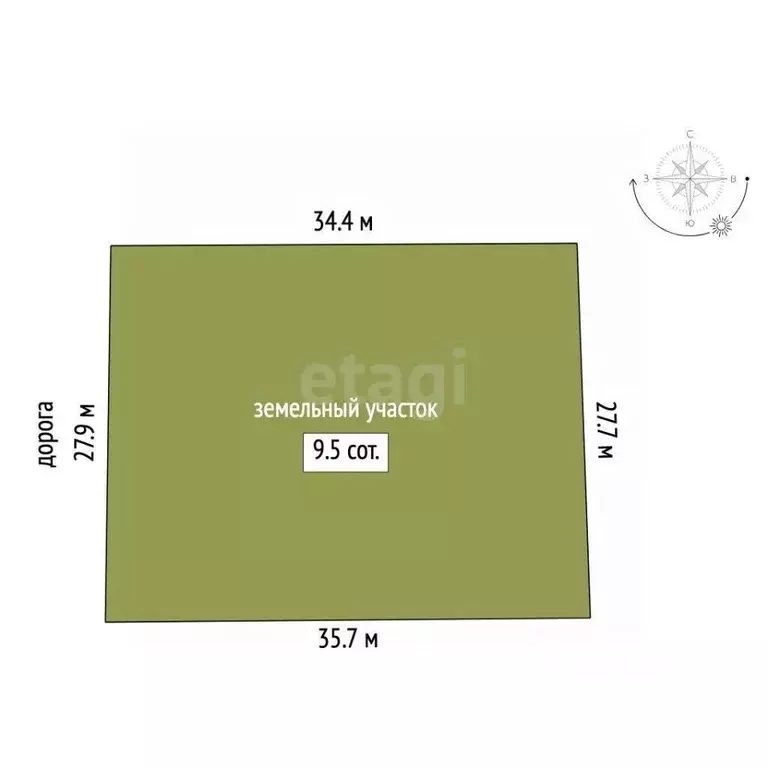 Участок в Костромская область, Красносельский район, Шолоховское ... - Фото 2