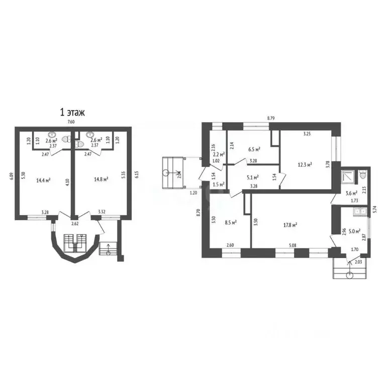 Дом в Севастополь ш. Качинское, 32А (123 м) - Фото 2