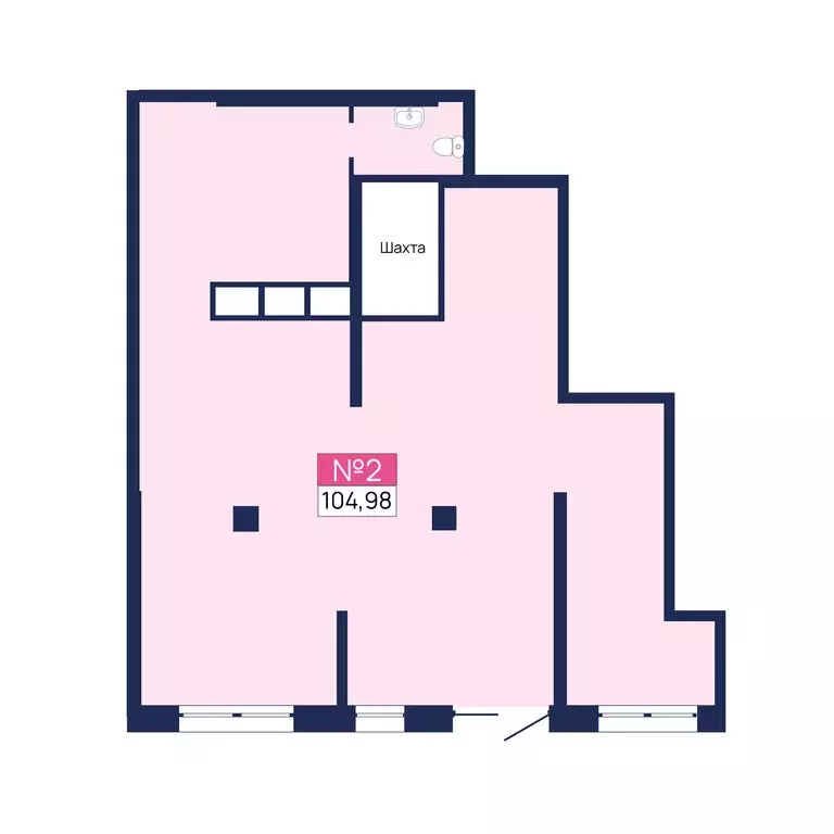 Помещение свободного назначения (104.98 м) - Фото 2