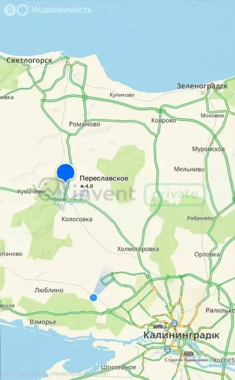 Участок в посёлок Переславское, Спортивная улица (10 м) - Фото 1