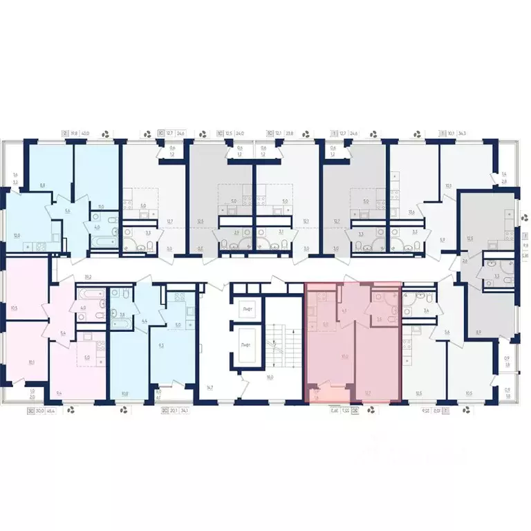 2-к кв. Башкортостан, Уфа Дема жилрайон, Экогород Яркий мкр,  (36.3 м) - Фото 2