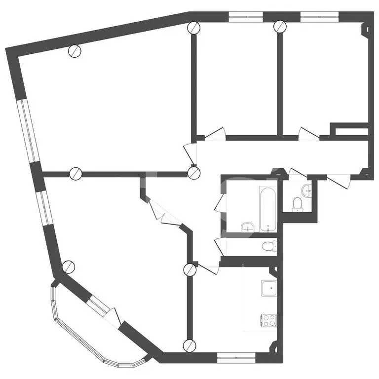 4-комнатная квартира: Тюмень, улица 50 лет ВЛКСМ, 19 (127.3 м) - Фото 1