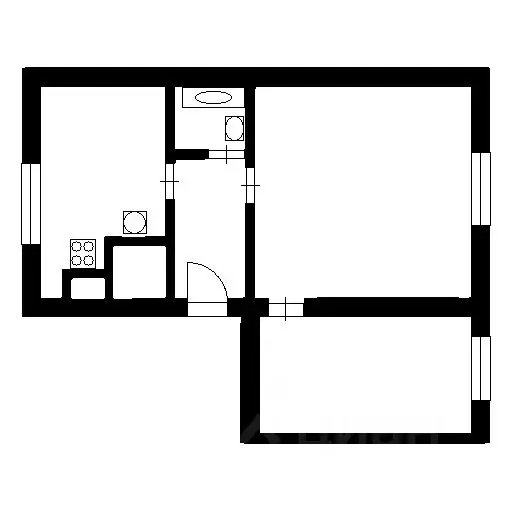 2-к кв. Владимирская область, Владимир ул. Асаткина, 28 (40.4 м) - Фото 2